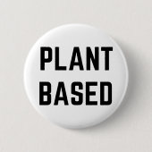Plant Gebaseerde Vegan Ronde Button 5,7 Cm (Voorkant)