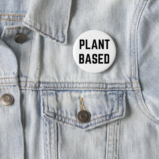 Plant Gebaseerde Vegan Ronde Button 5,7 Cm (In situ)