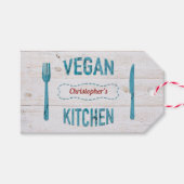 Plant gebaseerde voedsel Gift Label Cadeaulabel (Voorkant (Horizontaal))