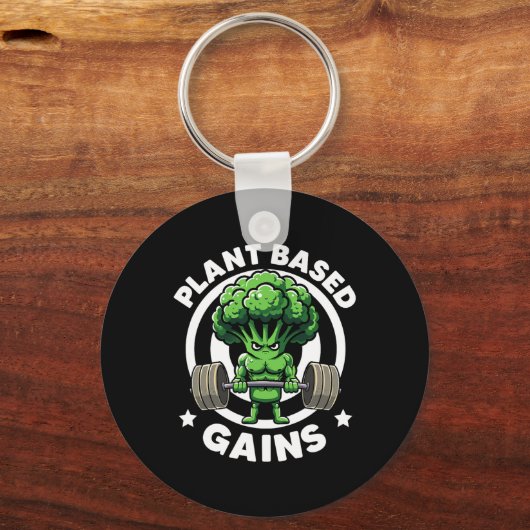 Plant gebaseerde winsten Vegan atleet Vegan Gym Ve Sleutelhanger (Voorkant)