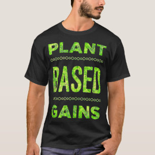 Plant Gebaseerde Winsten Vegan Gym Gewichtheffen W T-shirt