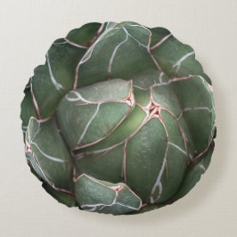 Plant Geborsteld Polyester Rond werpkussen Kussen