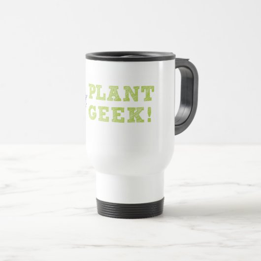 Plant Geek Travel Mug Reisbeker (Voorkant rechts)