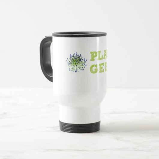 Plant Geek Travel Mug Reisbeker (Voorkant links)