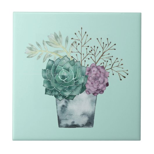 Plant Geluk Collectie | Succes Tegeltje (Voorkant)