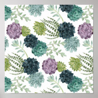 Plant geluk Collectie Succulent Patroon 3