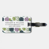 Plant geluk Collectie Succulent Patroon Bagagelabel (Achterkant horizontaal)