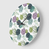 Plant geluk Collectie Succulent Patroon Grote Klok (Hoek)