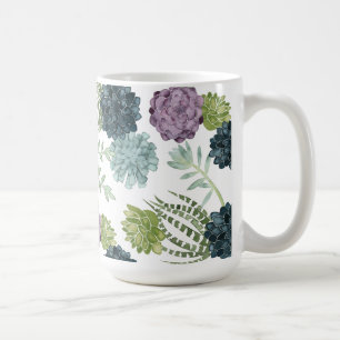 Plant geluk Collectie Succulent Patroon Koffiemok