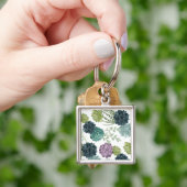 Plant geluk Collectie Succulent Patroon Sleutelhanger (Hand)