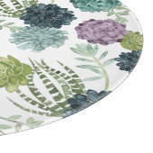 Plant geluk Collectie Succulent Patroon Snijplank (Hoek)