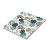 Plant geluk Collectie Succulent Patroon Tegeltje (Zijkant)