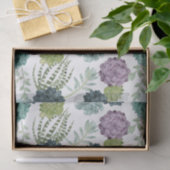 Plant geluk Collectie Succulent Patroon Tissuepapier (Geschenk)