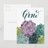 Plant Geluk | Groei Harvest Love Briefkaart (Voorkant / Achterkant)