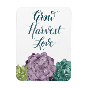 Plant Geluk   Groei Harvest Love Magneet