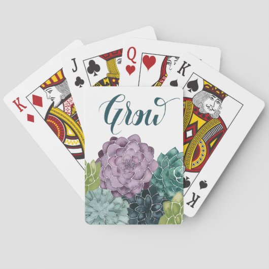 Plant Geluk | Groei Harvest Love Pokerkaarten (Achterkant)