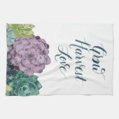 Plant Geluk | Groei Harvest Love Theedoek (Horizontaal)