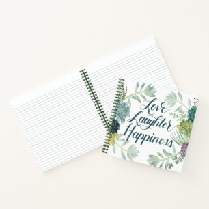 Plant Geluk  Liefde lastergeluk Notitieboek