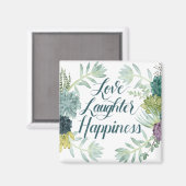 Plant Geluk | Liefde lasterlijk geluk Magneet (Voorkant / Achterkant)