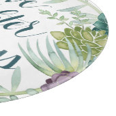 Plant Geluk | Liefde lasterlijk geluk Snijplank (Hoek)