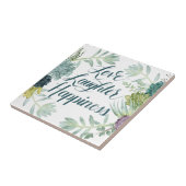 Plant Geluk | Liefde lasterlijk geluk Tegeltje (Zijkant)