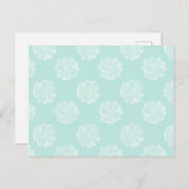 Plant Geluk | Pastel Succulent Patroon Briefkaart (Voorkant / Achterkant)