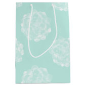 Plant Geluk | Pastel Succulent Patroon Medium Cadeauzakje (Voorkant)