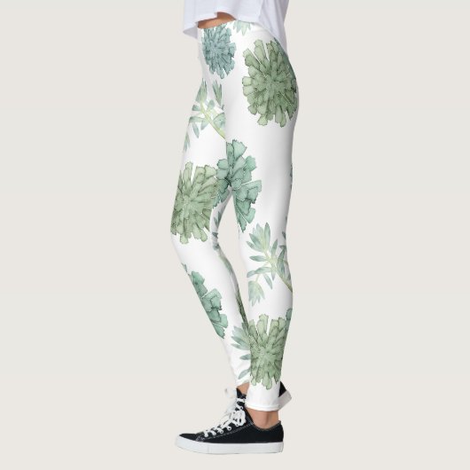 Plant Geluk | Succulent Patroon Leggings (Links)