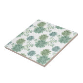 Plant Geluk | Succulent Patroon Tegeltje (Zijkant)