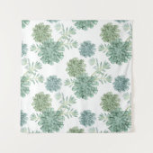 Plant Geluk | Succulent Patroon Wandkleed (Voorkant)