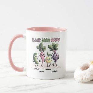 PLANT GOEDE ZADEN Aangepast 4 Naam Kind Mama's Mok