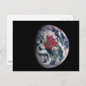 Plant groei op Planet Earth. Briefkaart (Voorkant / Achterkant)