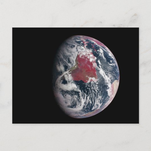 Plant groei op Planet Earth. Briefkaart (Voorkant)