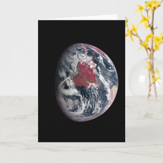 Plant groei op Planet Earth. Kaart (Gele Bloem)