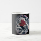 Plant groei op Planet Earth. Koffiemok (Center)