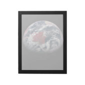 Plant groei op Planet Earth. Notitieblok (Linkerzijde)