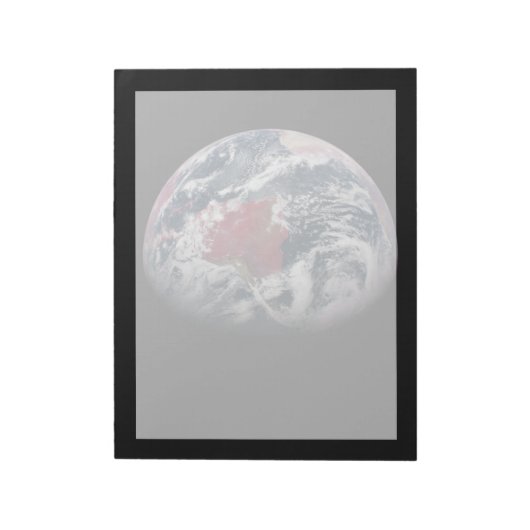 Plant groei op Planet Earth. Notitieblok (Linkerzijde)