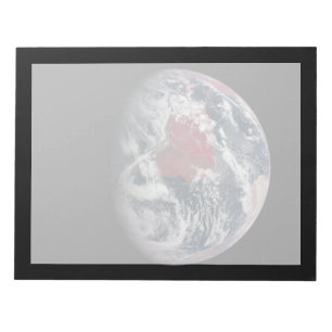 Plant groei op Planet Earth. Notitieblok