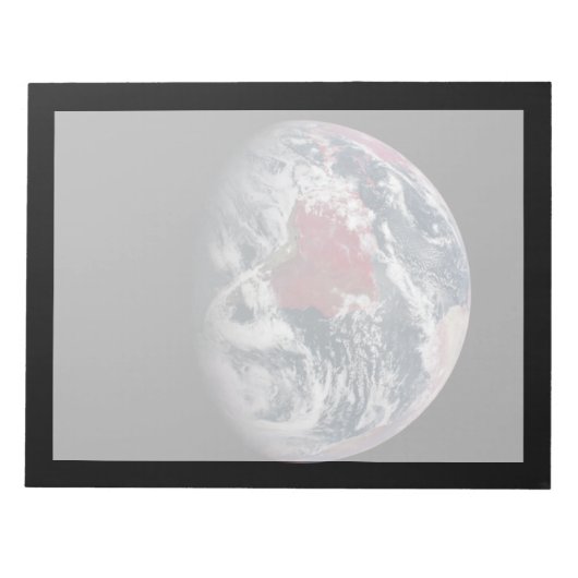 Plant groei op Planet Earth. Notitieblok (Voorkant)