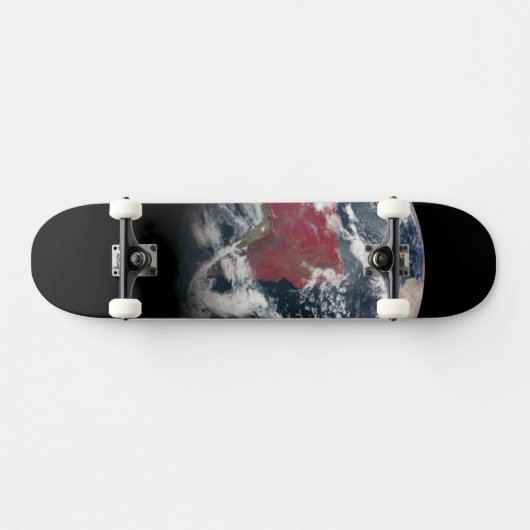 Plant groei op Planet Earth. Persoonlijk Skateboard (Horizontaal)