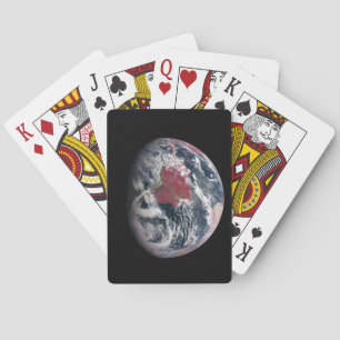 Plant groei op Planet Earth. Pokerkaarten