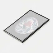 Plant groei op Planet Earth. Post-it® Notes (Schuin)