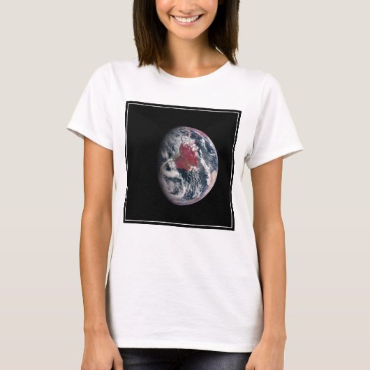 Plant groei op Planet Earth. T-shirt (Voorkant)