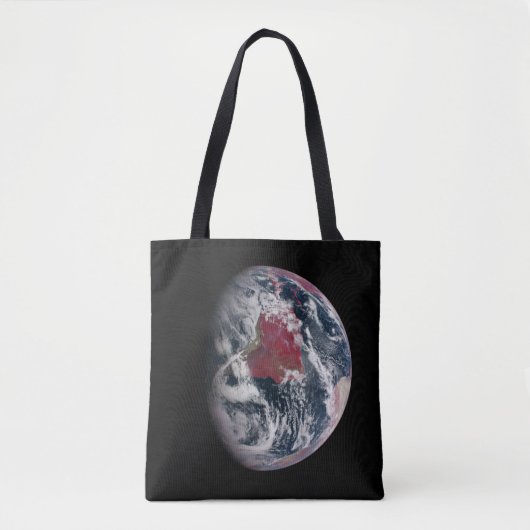 Plant groei op Planet Earth. Tote Bag (Voorkant)