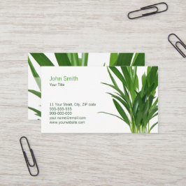 Plant Groene bladeren Visitekaartje