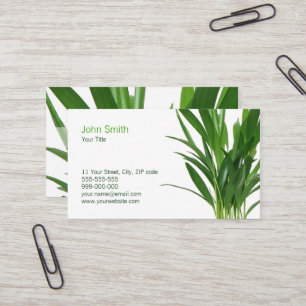 Plant Groene bladeren Visitekaartje