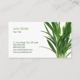 Plant Groene bladeren Visitekaartje