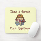 Plant Happiness Gardening Tshirts and Gifts Muismat (Met muis)