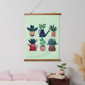 Plant Happy Wall Hanging Hangend Wandkleed (Slaapkamer)