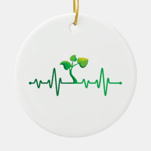 Plant hartslag - Botanist Gardening Plant Keramisch Ornament